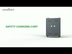 USB Type 54 Ports Smart Charging Cart Untuk Sekolah Digunakan