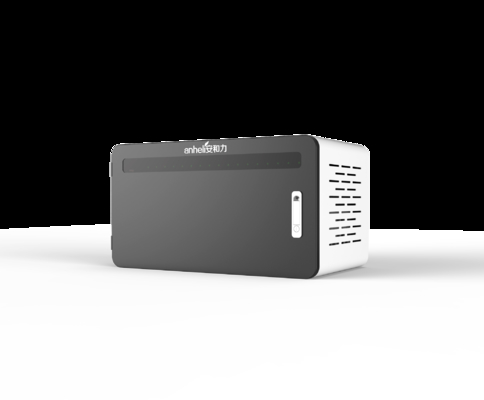 Kabinet pengisian tablet USB 18-port dengan indikator LED
