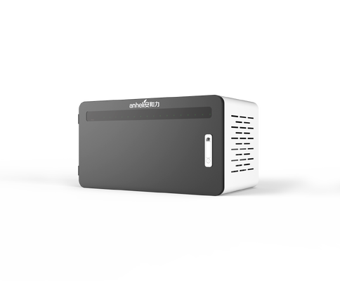 18 slot Kabinet Pengisian USB dengan Sistem Perlindungan Keamanan 8S dan Konstruksi Lembar Galvanis