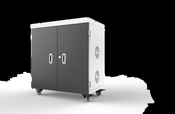 Smart USB Charging Cart dengan 36 Port USB, Lembar Galvanized, dan Perlindungan Keamanan 8S untuk Sekolah
