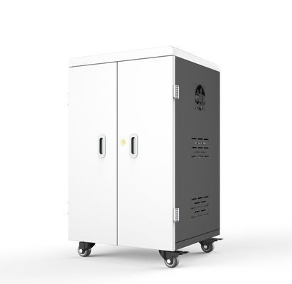 42 Unit Tablet Storage Cabinet Ipad Pengisian Trolley 550*510*950MM