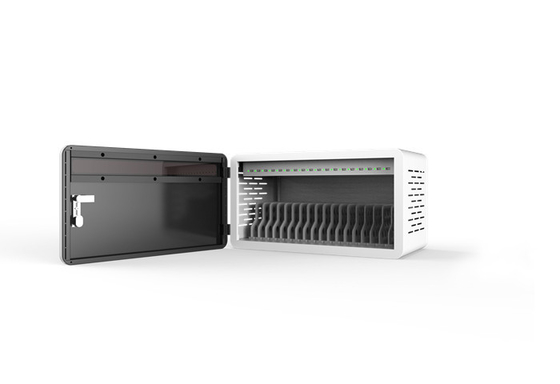 Kabinet pengisian tipe desktop dengan lembaran galvanis dan port USB
