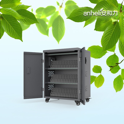 Keamanan Kabinet Pengisian Tipe USB 54 Tablet Keranjang Pengisian