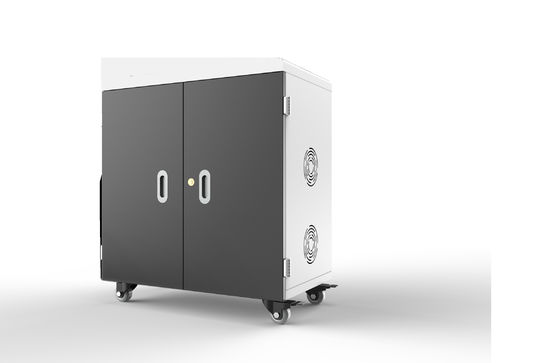 36 Port USB Charging Cart dengan 5V 2.4A Output dan 100-250V Input