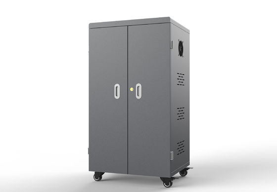 Kapasitas besar 100-250V Input 5V 2A Output 670x500x1320mm Ukuran Kabinet Pengisian Tablet Jenis USB Keranjang Pengisian