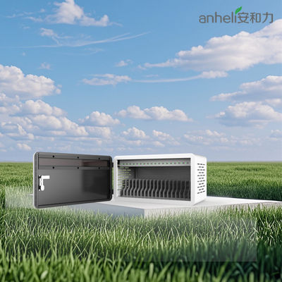 Kabinet pengisian tablet kompak 640x360x370mm dengan pemisah plastik teknik ABS dan roda ultra-diam medis