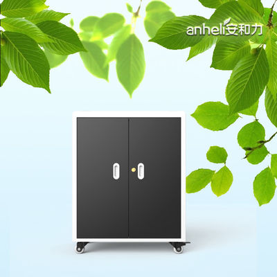 30 Bay Laptop Kabinet Pengisian dengan Kunci dan Kunci Pendingin kipas dan Jerman Medical Standar Roda