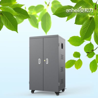 Lemari Pengisi Daya Cerdas dengan 64 Slot USB untuk Pengisian Daya Plastik Rekayasa ABS