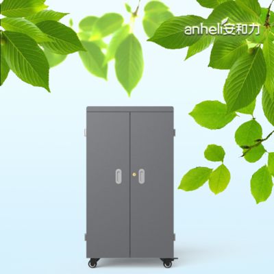 Lemari Pengisi Daya Cerdas dengan 64 Slot USB untuk Pengisian Daya Plastik Rekayasa ABS