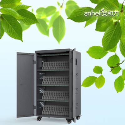Lemari Pengisi Daya Cerdas dengan 64 Slot USB untuk Pengisian Daya Plastik Rekayasa ABS