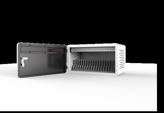 Kabinet pengisian tablet USB 18-port dengan indikator LED