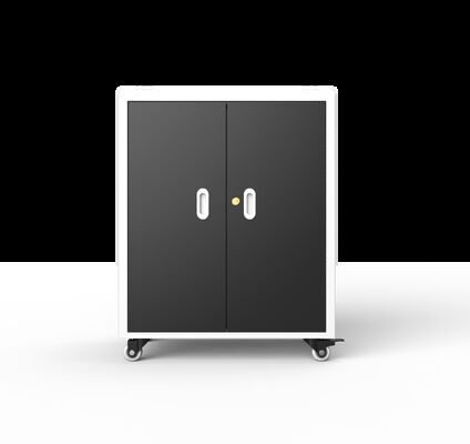 30 Soket Listrik AC Trolley pengisian laptop dengan kipas pendingin dan lubang ventilasi 720×530×940mm Dimensi 70kg Berat