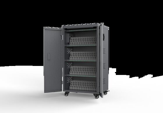 Lemari Pengisian Daya Tablet Troli USB Multifungsi 64 Port