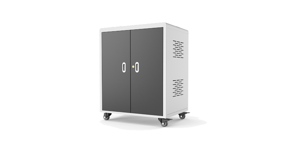 Laptop Chromebook Pengisian Kabinet 30 AC Power Sockets Pengisian Keranjang