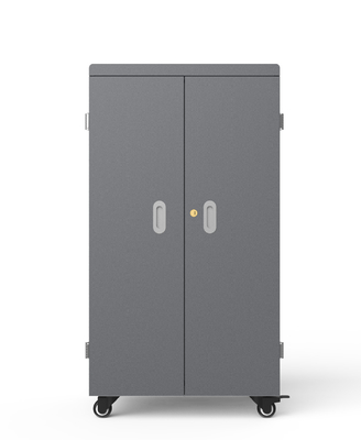 0.8mm Galvanized Ipad Lockable Charging Cabinet Cart Untuk Sekolah