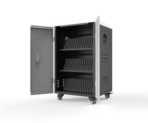 Penyimpanan Ipad Keranjang Pengisian Bergerak 42 Slot