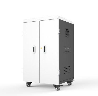 Perlindungan Kebocoran 100v Ipad Tablet Charging Cart Untuk Sekolah 42 Unit