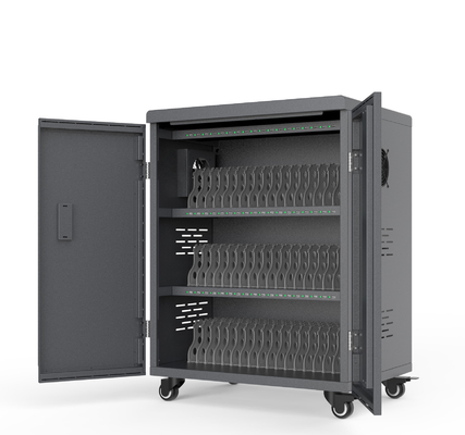 Keranjang Pengisian USB Penyimpanan Chromebook Cerdas 54 Bays