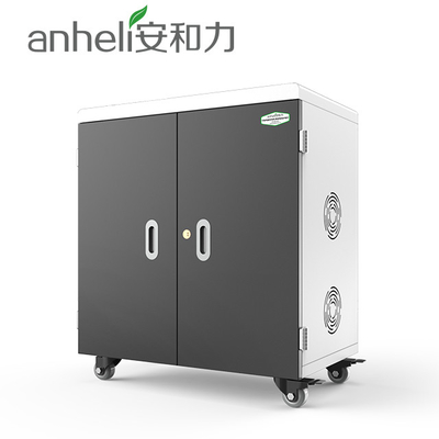Anheli Android IOS USB Charging Cart Untuk Tablet FCC RoHS ISO