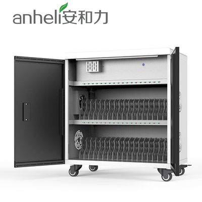 Anheli Android IOS USB Charging Cart Untuk Tablet FCC RoHS ISO