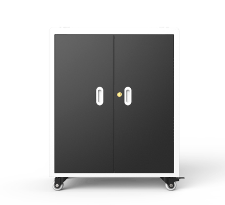 AC Power Ipad Chromebook Charging Cart 30 Bays Dengan Kipas Pendingin