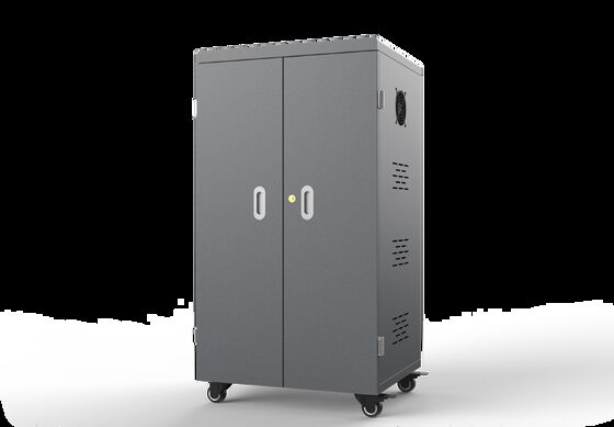 Kapasitas besar USB Port Tablet Pengisian Trolley 64 Port Pengisian Keranjang